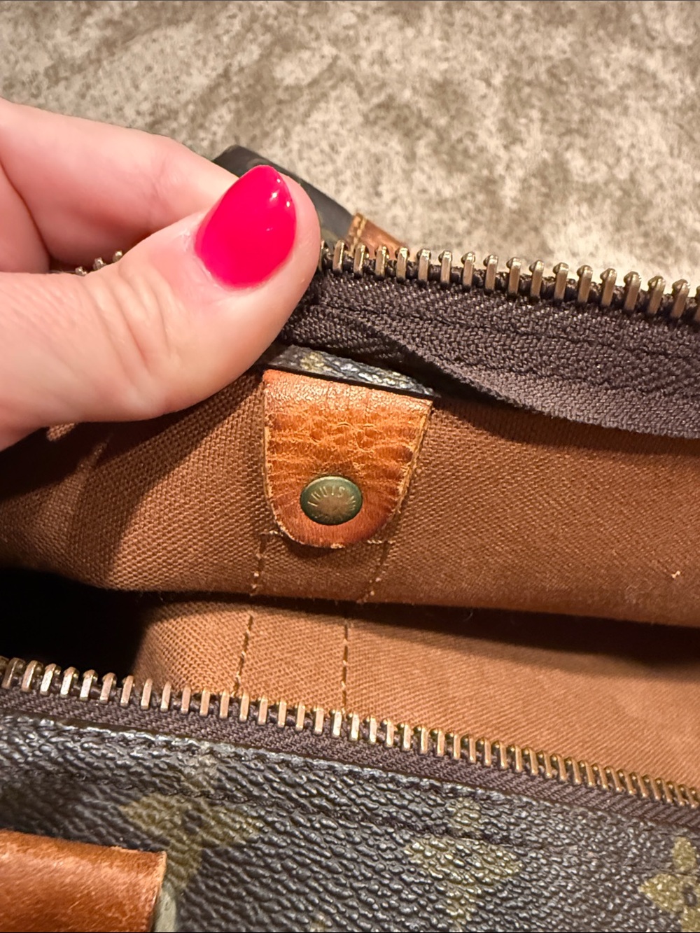 Louis Vuitton Brown Monogram Keep All 60 - Picture 14 of 15